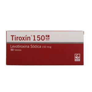 Tiroxin Levotiroxina 150 Mcg X 50 Tabl