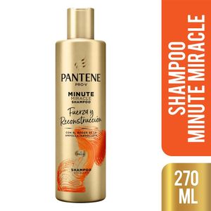 Shampoo Pantene Minute Fuerza Y Reconstruccion X 270 Ml