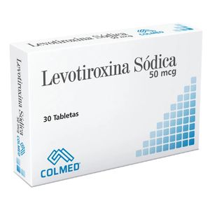 Levotiroxina 50 Mcg X 30 Tabl