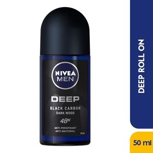 Desodorante Nivea Rollon Men Deep Dry Y Clean Feel X 50 Ml