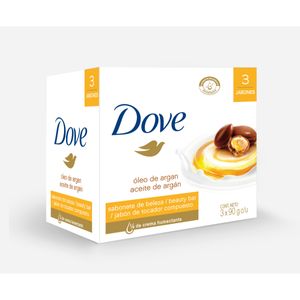 Jabon Barra Dove Con Aceite De Argan X 90 Gr X 3 Und