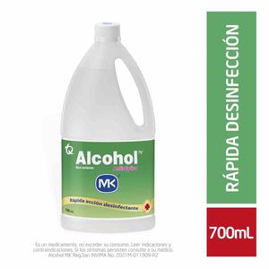 Alcohol Antiseptico Frasco X 700 Ml Mk