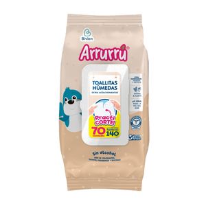 Toallas Humedas Arrurru Avena X 70 Und Precio Especial