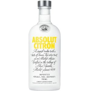 Vodka Absolut Citron  X 700 Ml