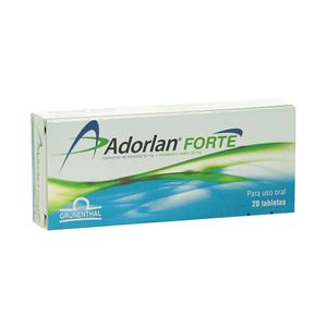 Adorlan Forte Tramadol/diclofenaco 50/50 Mg X 20 Tabl