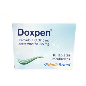 Doxpen Acetaminofen/tramadol 325/37.5 Mg X 10 Tabl