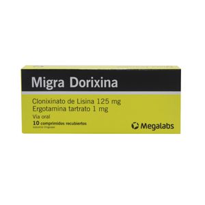 Migra Dorixina Lisina/ergotamina 125/1 Mg X 10 Comp