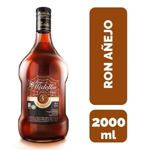 Ron Medellin Anejo 3 Anos  X 2000 Ml