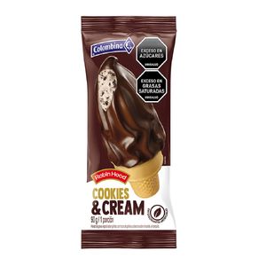 Helado Choco Cono Cookies Y Cream X 90 Gr