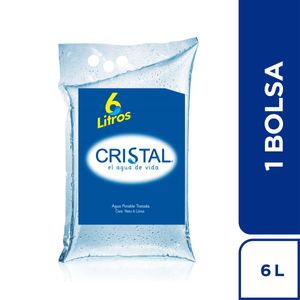 Agua Cristal Bolsa X 6 Lt