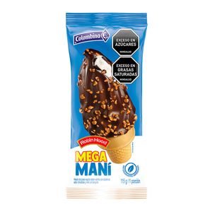 Helado Cono Colombina Mega Chocomani X 115 Gr