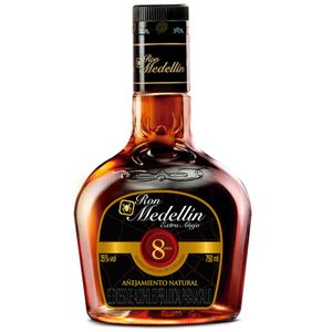 Ron Medellin Extra Anejo 8 Anos  X 750 Ml