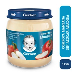 Compota Gerber Manzana X 113 Gr