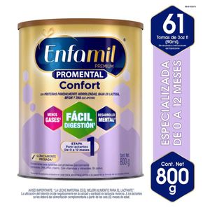 Formula Infantil Enfamil Premium Promental Confort Etapa 1 X 800 Gr.