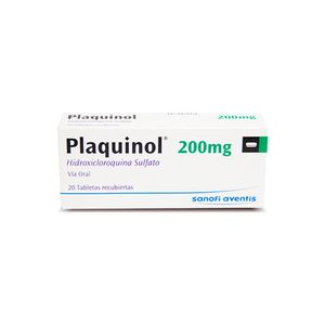 Plaquinol Hidroxicloroquina 200 Mg X 20 Cap