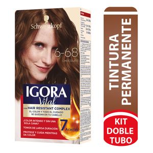 Tinte Igora Vital Kit 6-68 Chocolate Doble