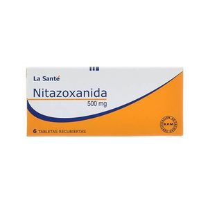 Nitazoxanida 500 Mg Caja X 6 Tabletas