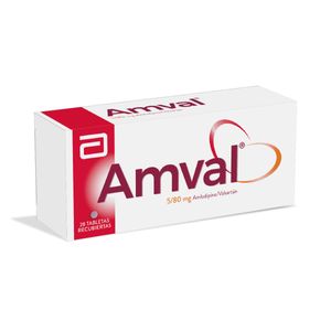 Amval Amlodipino/valsartan 5/ 80 Mg X 28 Tabl