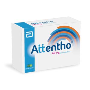 Attentho Atomoxetina 60 Mg X 30 Cap