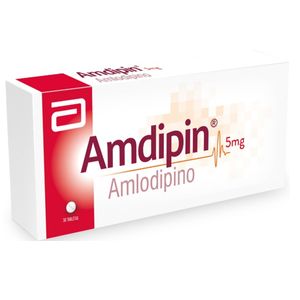 Amdipin Amlodipino 5 Mg X 30 Tabl