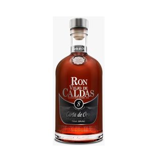 Ron Viejo De Caldas 8 Anos Carta De Oro Botella X 750 Ml