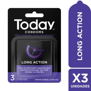 Condones Today Long Action Blister X 3 Und