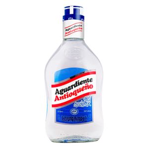 Aguardiente Antioqueno Sin Azucar Azul Botella X 375 Ml