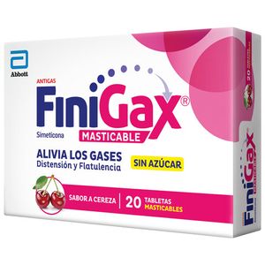 Finigax Cereza Simeticona X 20 Tabl Masticable