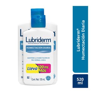 Crema Lubriderm Humectacion Diaria X 400 + 120 Ml Precio Especial