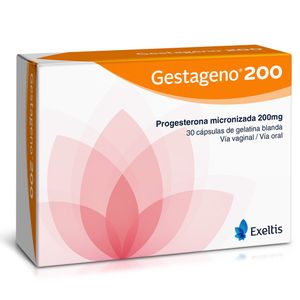 Gestageno Progesterona 200 Mg X 30 Cap