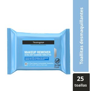 Toallitas Faciales Neutrogena Make Up Removedor X 25 Unds