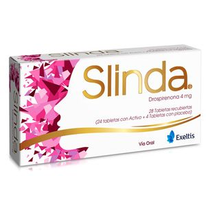 Slinda Drospirenona 4 Mg X 28 Tabl