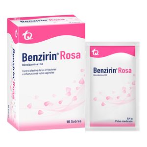 Benzirin Rosa Bencidamina Hci 0.05 G X 10 Sobres