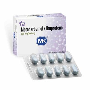 Metocarbamol + Ibuprofeno 500/200 Mg X 30 Tabl