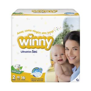 Panal Winny Ultratrim Sec Talla 2 X 16 Und