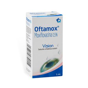 Oftamox Moxifloxacino 0.5 % Oftalmico X 5 Ml