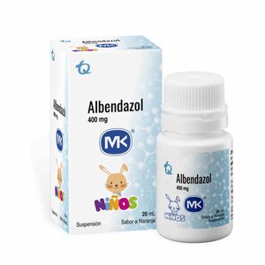 Albendazol 400 Mg Suspension X 20 Ml