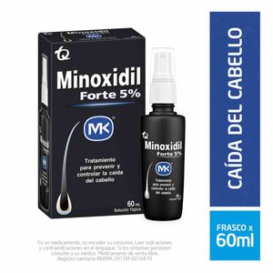 Minoxidil Forte Solucion Topica 5% X 60 Ml