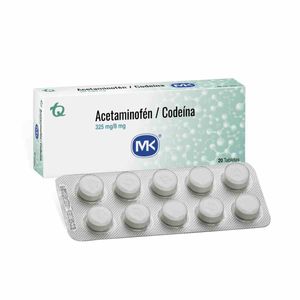 Acetaminofen + Codeina 325/8 Mg X 20 Tabl