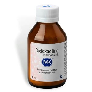 Dicloxacilina 250 Mg5 Ml X 80 Ml
