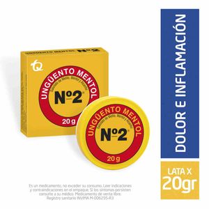 Unguento Al Mentol N 2 X 20 Gr