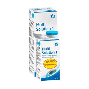 Multi Solution 1 Solucion Para Lente De Contacto X 600 Ml Gratis 30 Ml