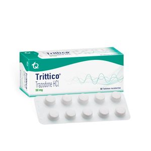 Trittico Trazodona 50 Mg X 50 Tabl