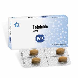 Tadalafilo 20 Mg X 4 Tab