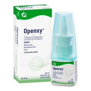Openxy Oximetazolina 0.05% Adulto Spray X 15 Ml