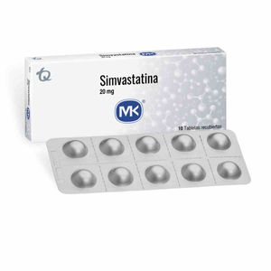 Simvastatina 20 Mg X 10 Tabl