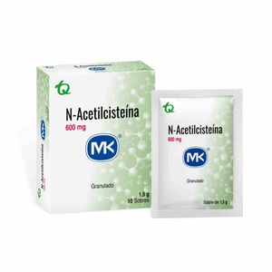 N-acetilcisteina 600 Mg X 10 Sobres