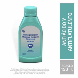 Antiacido Mk Hidroxido De Aluminio/magnesio/simeticona X 150 Ml