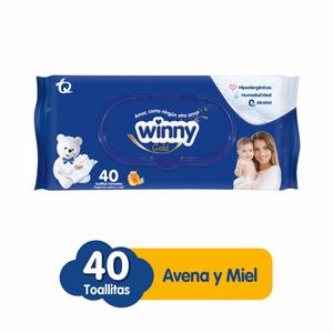 Toallas Humedas Winny Avena Y Miel X 40 Und