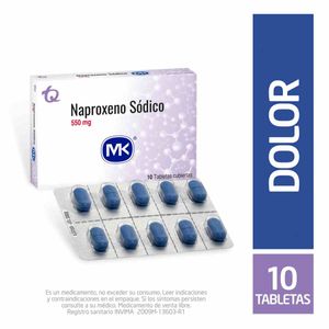 Naproxeno 550 Mg X 10 Tabl